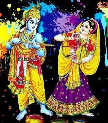 দোল পূর্ণিমার দিনে রঙ খেলার কারনঃ