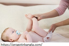 শিশুর ত্বক পরিষ্কার রাখা