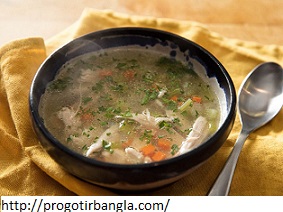 চিকেন স্যুপ রেসিপি (Chicken soup recipe)