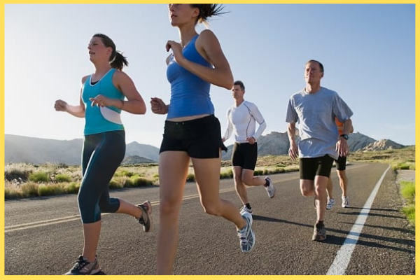 দলগতভাবে দৌড়ানোর সুবিধা -