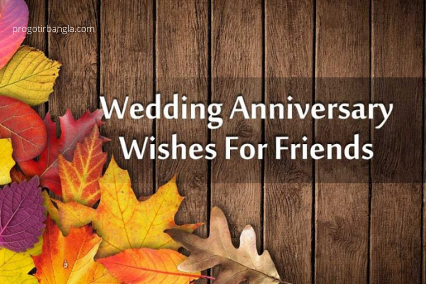 বন্ধুবান্ধবের জন্য বিবাহ বার্ষিকী ম্যাসেজ