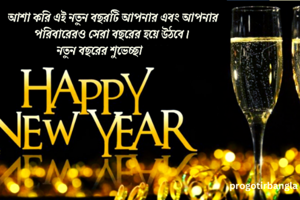 নতুন বছরের কার্ড ম্যাসেজ 