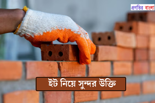 ইট নিয়ে সুন্দর উক্তি