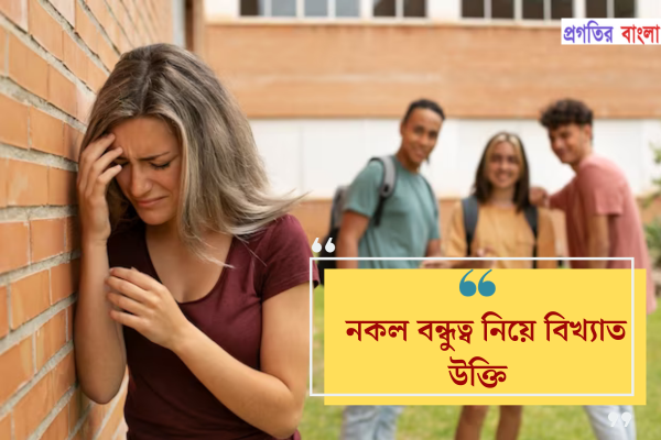 নকল বন্ধুত্ব নিয়ে বিখ্যাত উক্তি