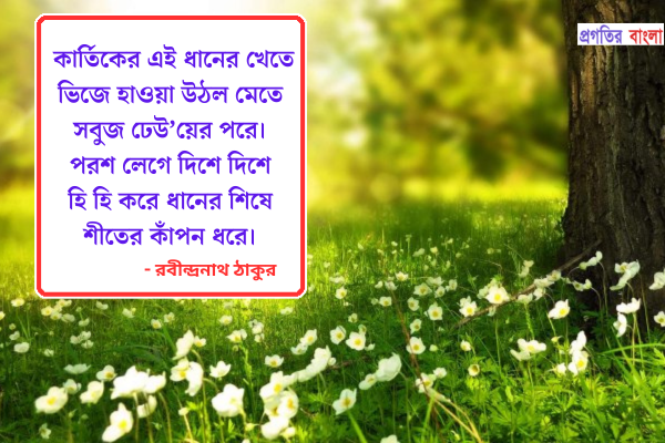 হেমন্তকাল নিয়ে উক্তি
