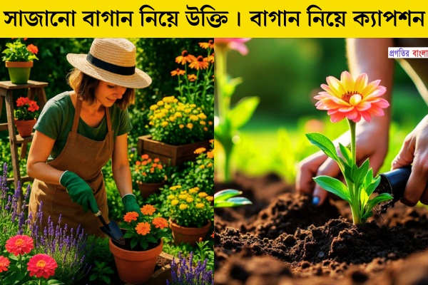 বাগান নিয়ে উক্তি