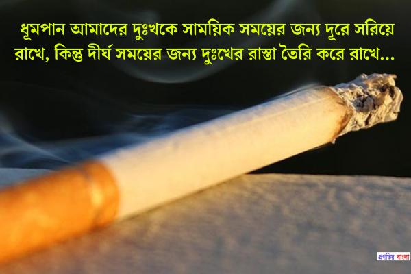 সিগারেট নিয়ে উক্তি