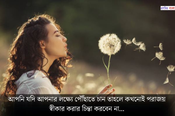সুন্দর লক্ষ্য নিয়ে উক্তি