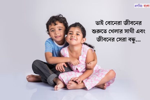 ভাই বোনের সম্পর্কের অনুপ্রেরণামূলক বাণী ও উক্তি