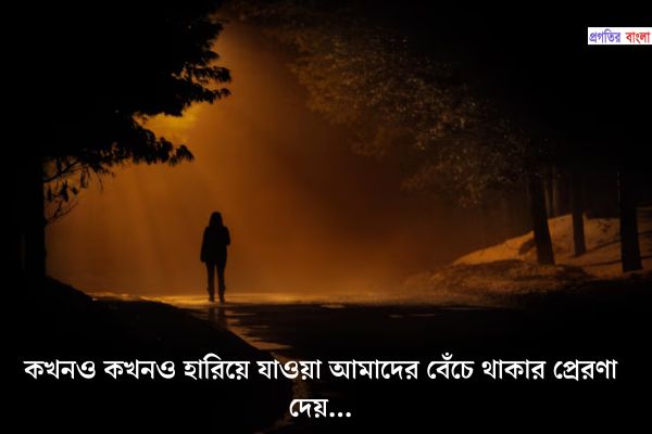 হারিয়ে যাওয়া নিয়ে উক্তি
