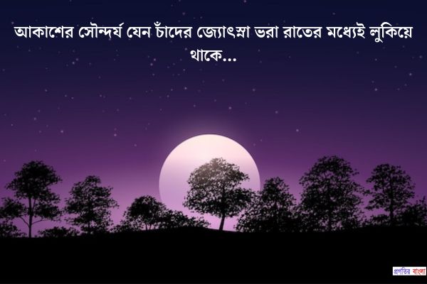 চাঁদ নিয়ে উক্তি