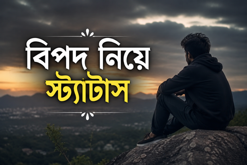 বিপদ নিয়ে স্ট্যাটাস