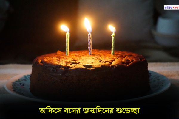 অফিসে বসের জন্মদিনের শুভেচ্ছা