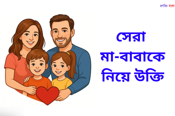 সেরা মা-বাবাকে নিয়ে উক্তি