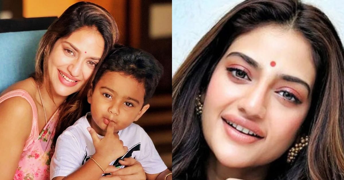 নুসরতের ছেলে ইশান