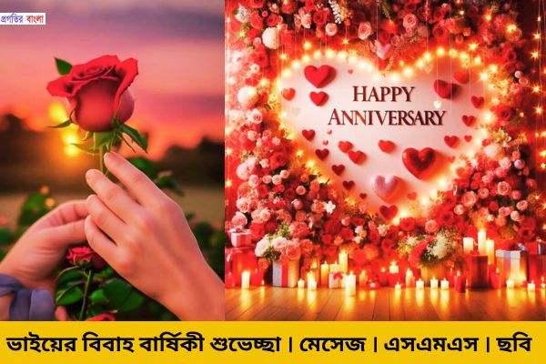 ভাইয়ের বিবাহ বার্ষিকী শুভেচ্ছা