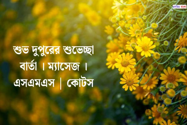 শুভ দুপুরের শুভেচ্ছা মেসেজ