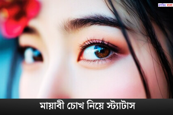 মায়াবী চোখ নিয়ে স্ট্যাটাস