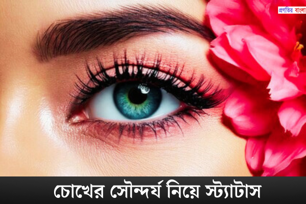 চোখের সৌন্দর্য নিয়ে স্ট্যাটাস