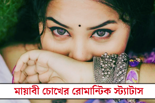 মায়াবী চোখের রোমান্টিক স্ট্যাটাস 
