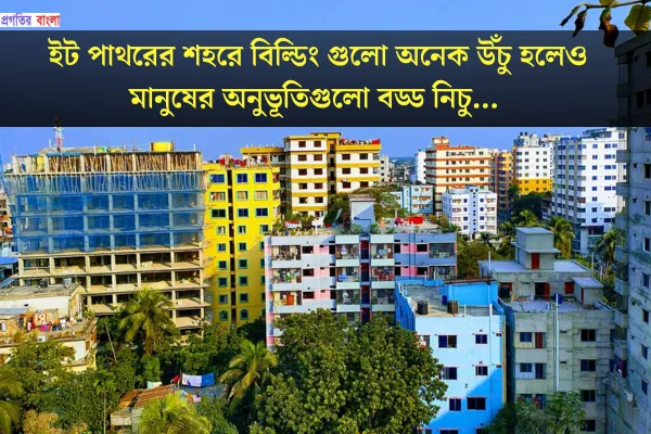 ইট পাথরের শহর নিয়ে ক্যাপশন