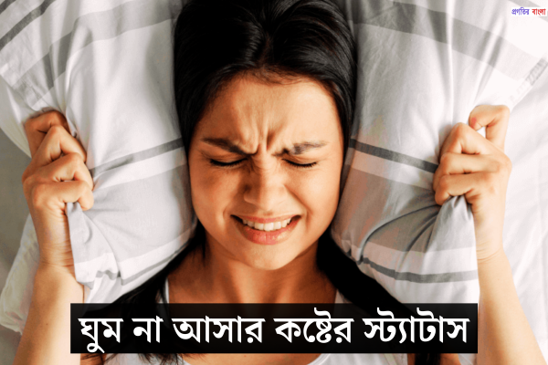 ঘুম না আসার কষ্টের স্ট্যাটাস