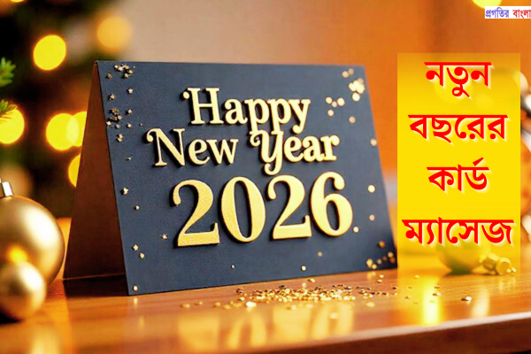 নতুন বছরের কার্ড ম্যাসেজ