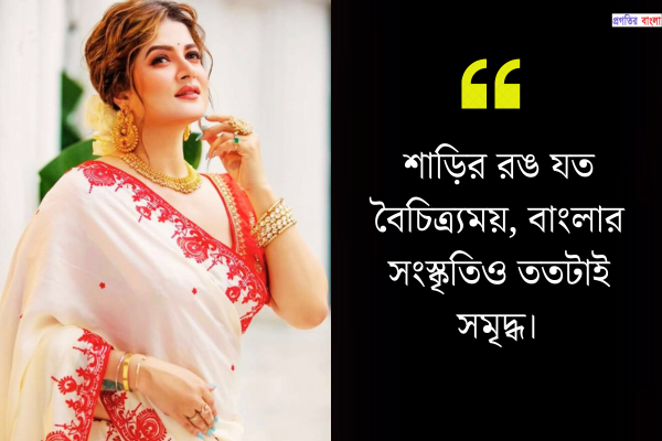 শাড়ি নিয়ে উক্তি