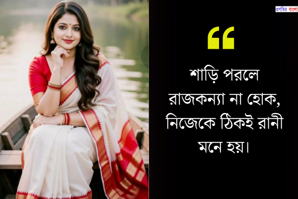 শাড়ি নিয়ে উক্তি