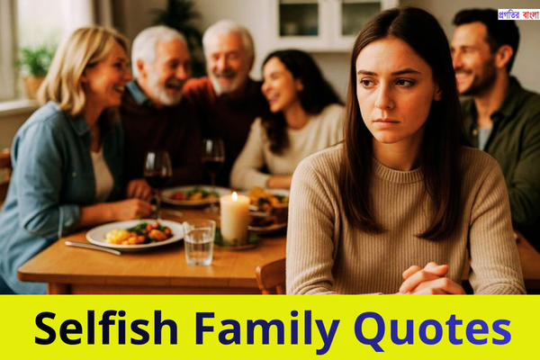 স্বার্থপর পরিবার নিয়ে উক্তি