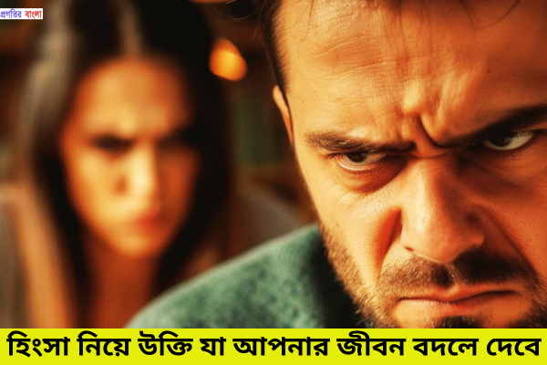 হিংসা নিয়ে উক্তি