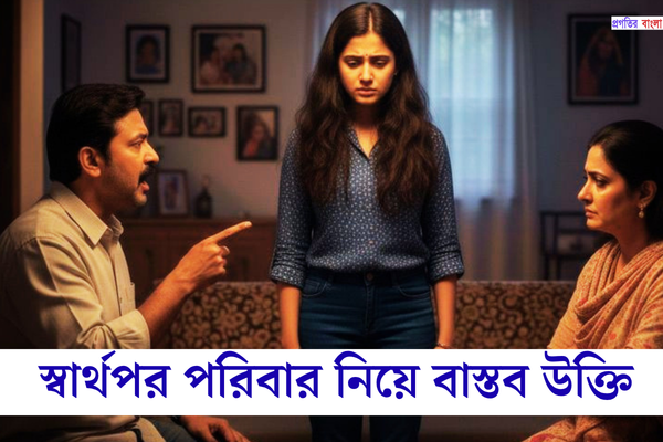 স্বার্থপর পরিবার নিয়ে বাস্তব উক্তি