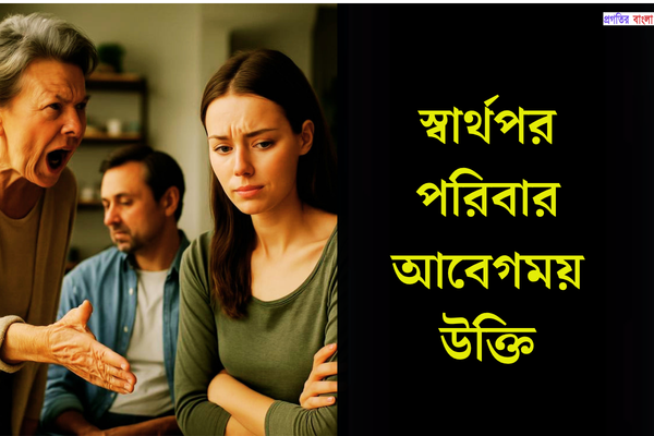 স্বার্থপর পরিবার আবেগময় উক্তি