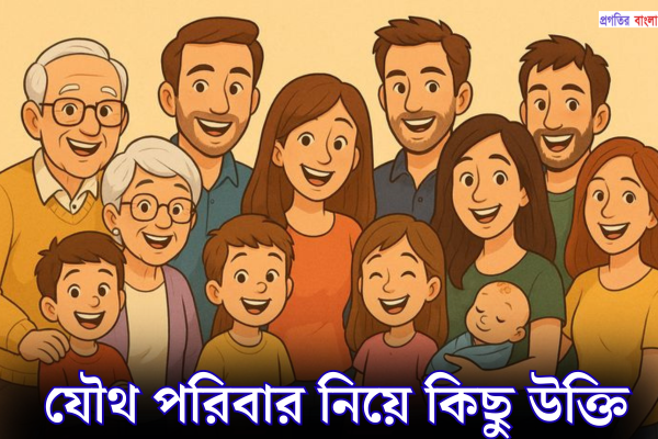 যৌথ পরিবার নিয়ে কিছু উক্তি