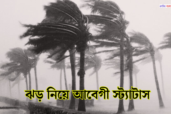 ঝড় নিয়ে আবেগী স্ট্যাটাস