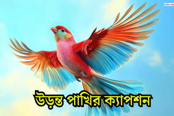 উড়ন্ত পাখির ক্যাপশন