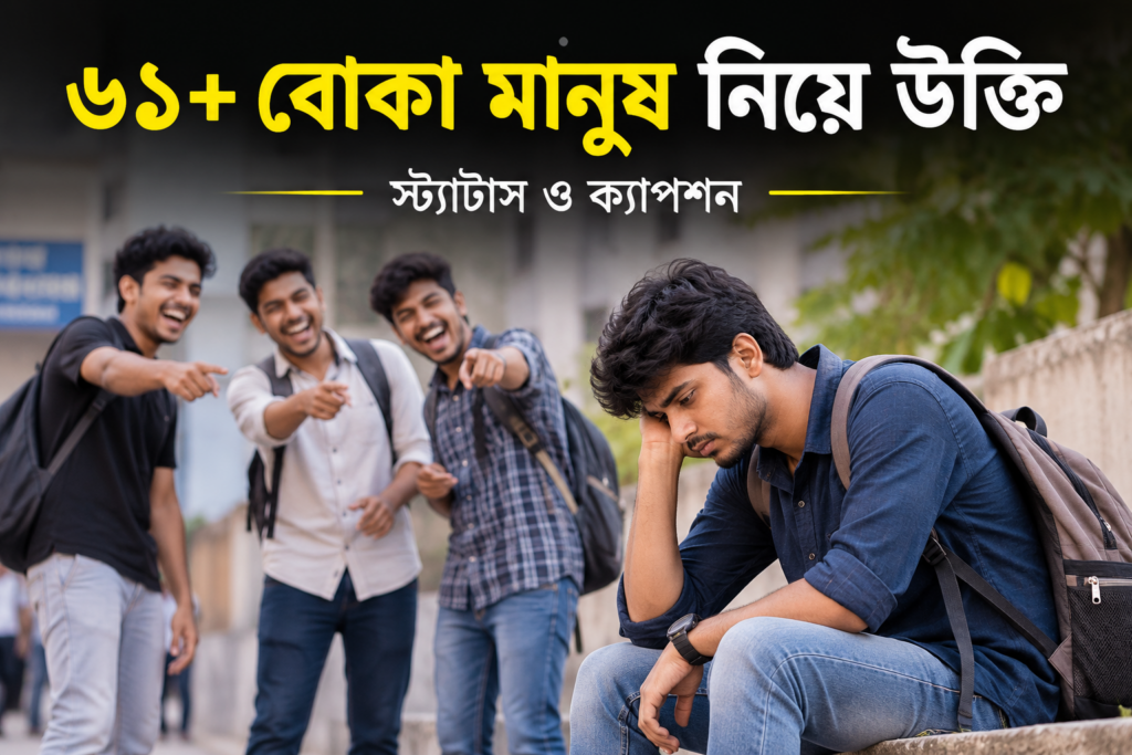 বোকা মানুষ নিয়ে উক্তি