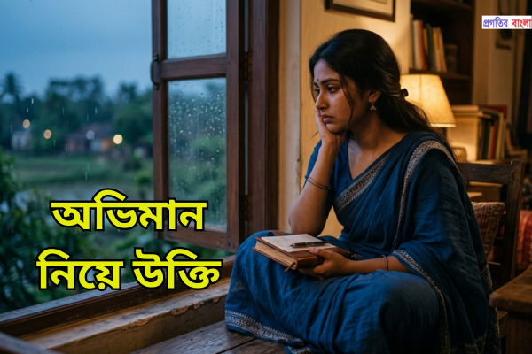 অভিমান নিয়ে উক্তি