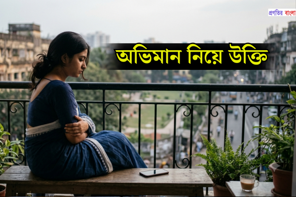 অভিমান নিয়ে উক্তি