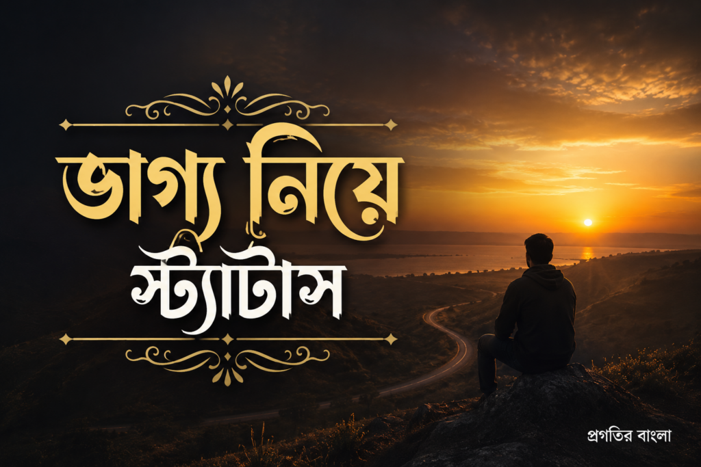 ভাগ্য নিয়ে স্ট্যাটাস