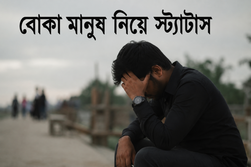 বোকা মানুষ নিয়ে স্ট্যাটাস