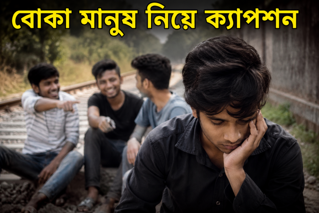বোকা মানুষ নিয়ে ক্যাপশন
