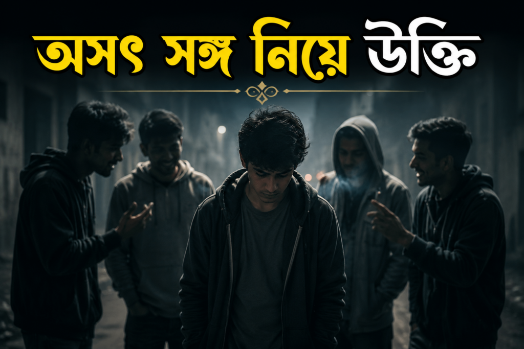 অসৎ সঙ্গ নিয়ে উক্তি