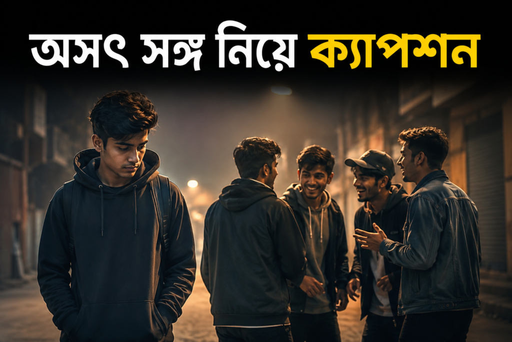 অসৎ সঙ্গ নিয়ে ক্যাপশন
