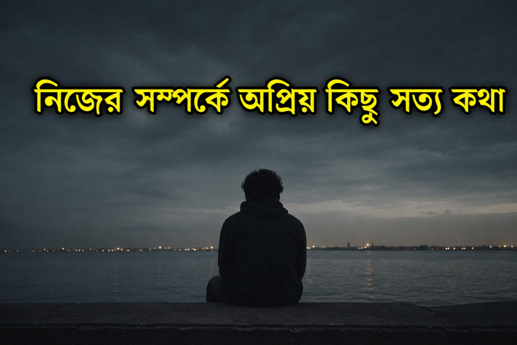 নিজের সম্পর্কে অপ্রিয় কিছু সত্য কথা