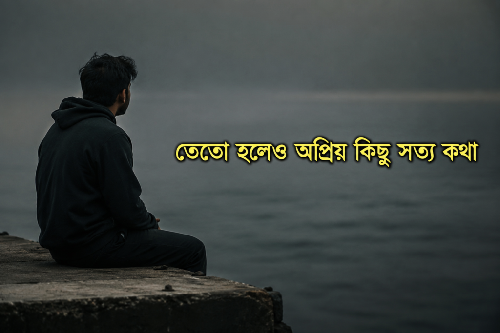 তেতো হলেও অপ্রিয় কিছু সত্য কথা