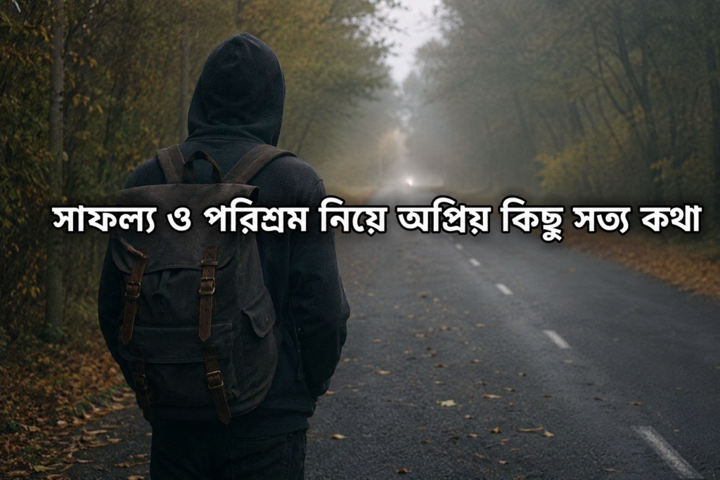 সাফল্য ও পরিশ্রম নিয়ে অপ্রিয় কিছু সত্য কথা