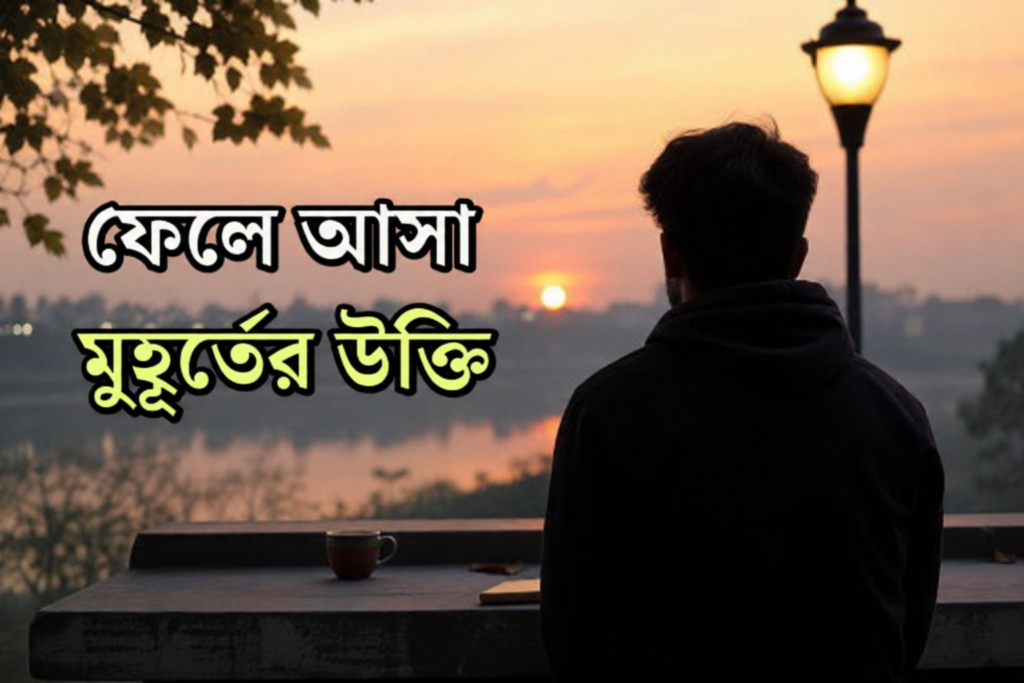 ফেলে আসা মুহূর্তের উক্তি