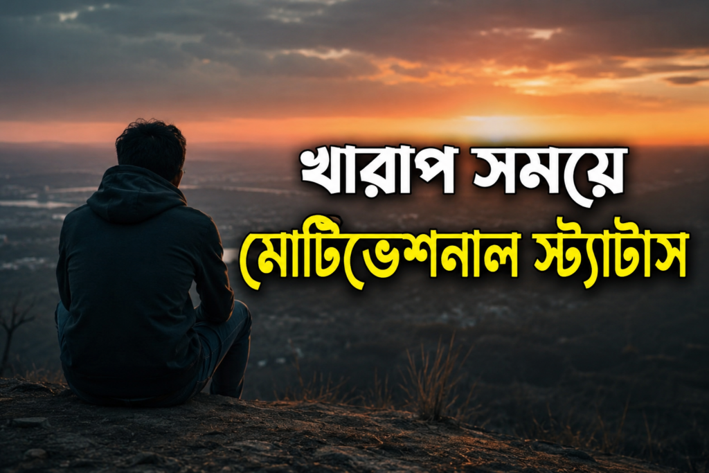 খারাপ সময়ে মোটিভেশনাল স্ট্যাটাস