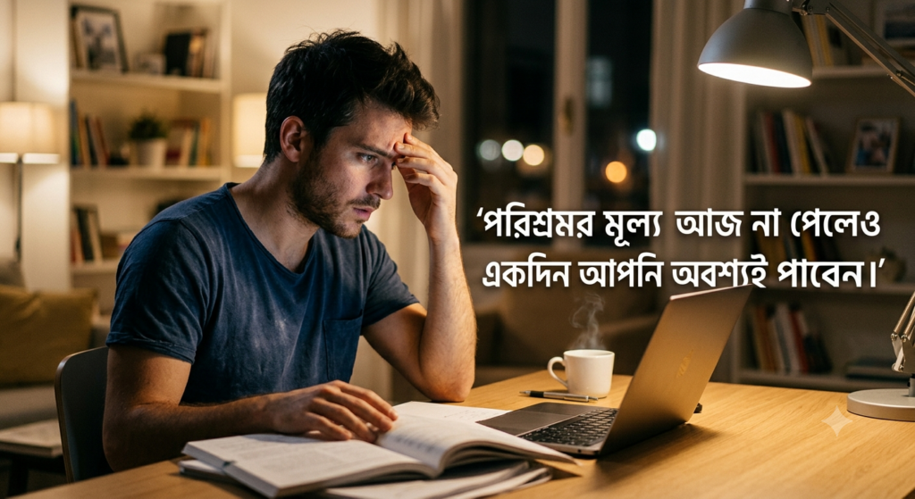 কঠোর পরিশ্রম নিয়ে স্ট্যাটাস